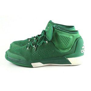 Adidas Mens Size 15 Techfit Pro CLU60001  Basketball Shoes Green White Rare!